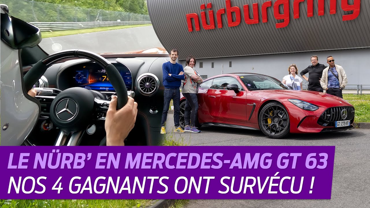 Jeu-concours Nürburgring : les réactions de nos gagnants en Mercedes-AMG GT 63 !