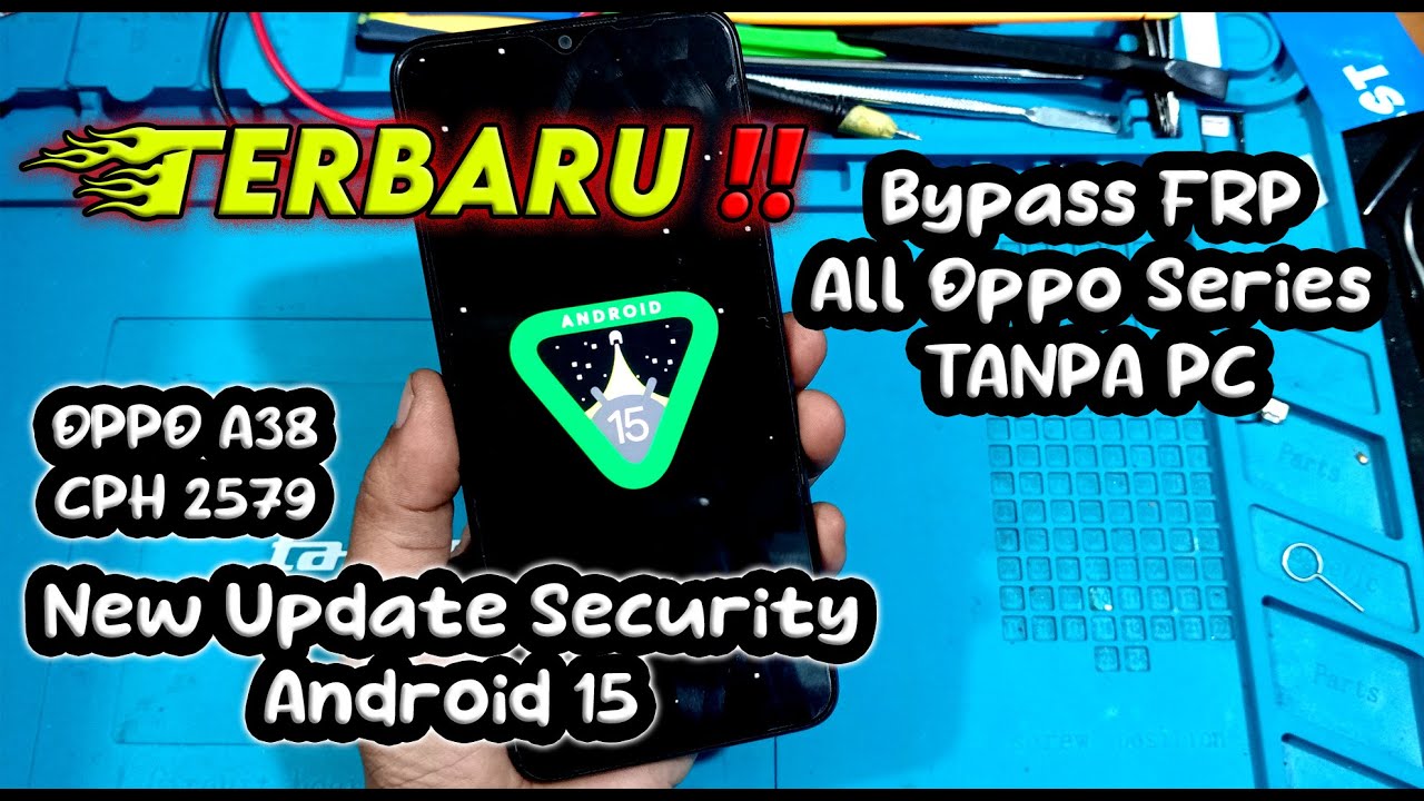 FINNALY‼️ Cara Bypass FRP Oppo A38 Android 15 Tanpa PC | New Update Security 2025