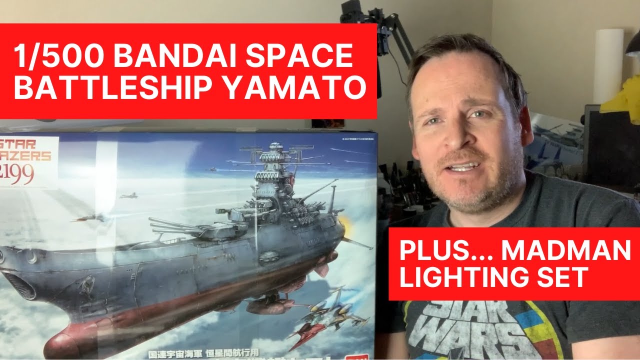 Bandai 1/500 Space Battleship Yamato 2199 & Madman Lighting kit: A look inside the box