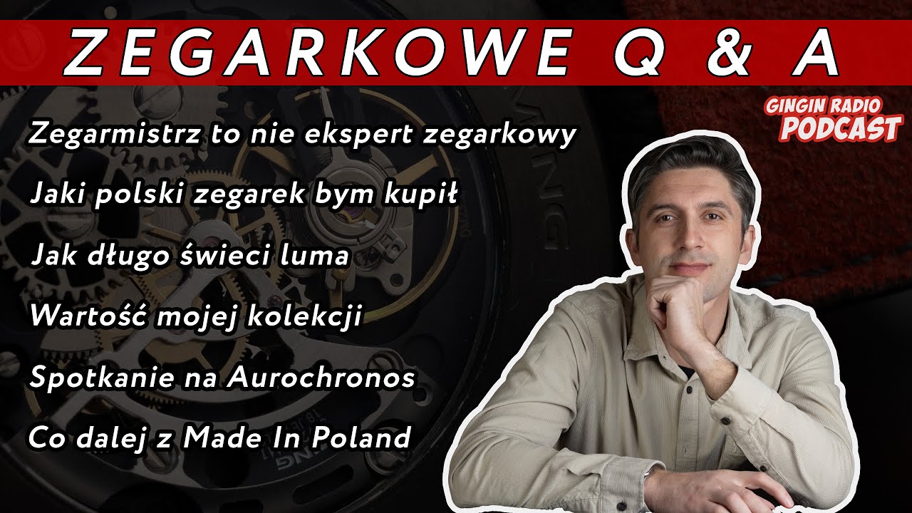 Q&A NA 7 TYS SUBÓW! 30 pytań o zegarki i nie tylko :) / Gingin Radio Podcast