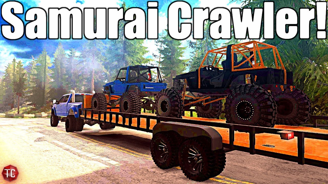 SpinTires MudRunner: SUZUKI SAMURAI CRAWLER!!