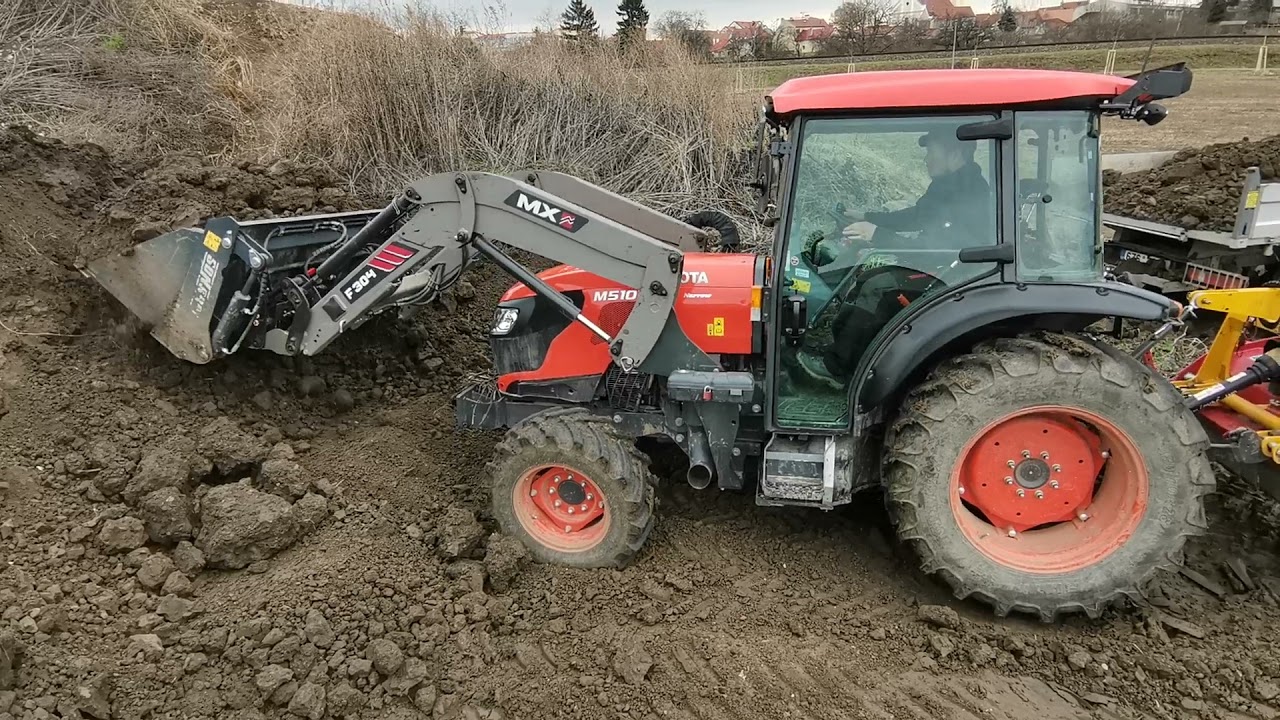 Kubota M 5101 narrow & Gaz gazelle