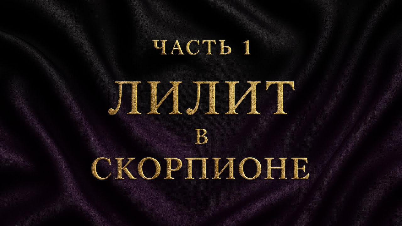 ЛИЛИТ в Скорпионе у женщин: карма, сексуальность и магические способности. ЧАСТЬ - 1  #лилит #магия
