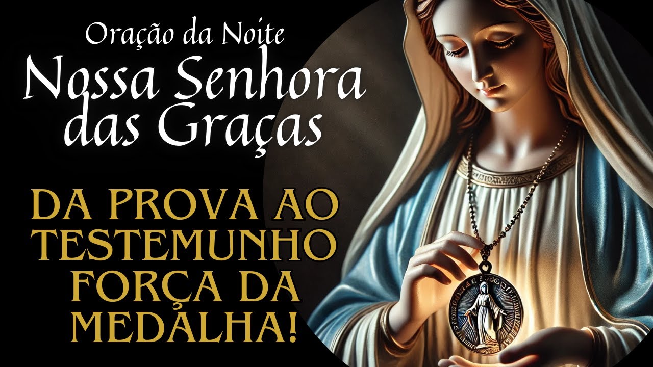 🙏 Oração a Nossa Senhora das Graças: DA PROVA AO TESTEMUNHO (Causa Impossível)