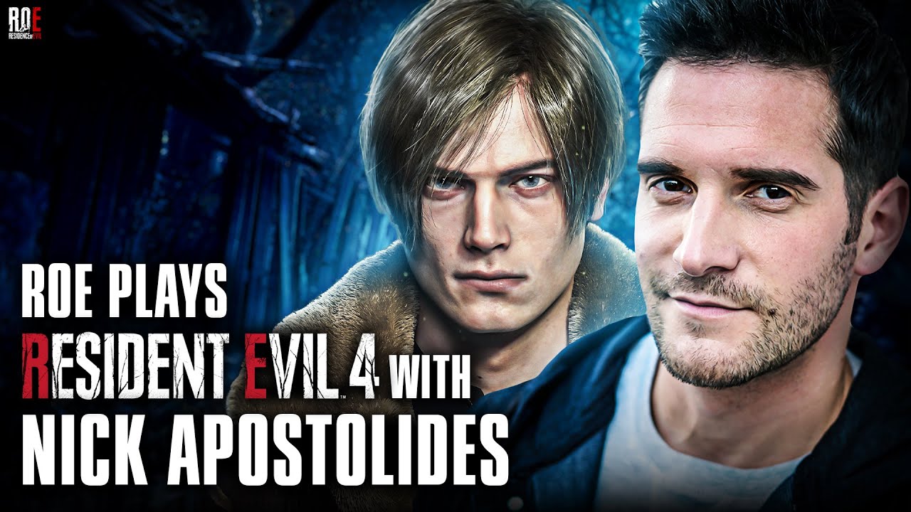 ROE Plays RESIDENT EVIL 4 w/ LEON KENNEDY Actor NICK APOSTOLIDES 🔴LIVE