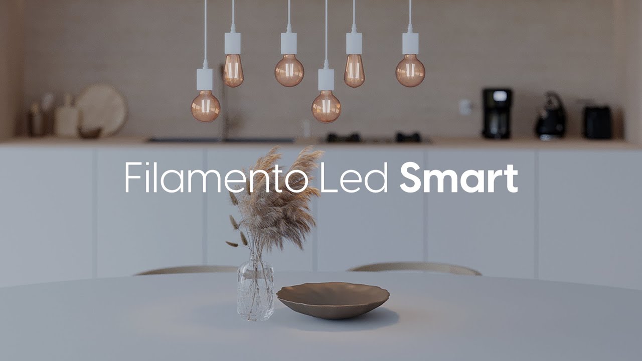 L&acirc;mpada Filamento Led Inteligente