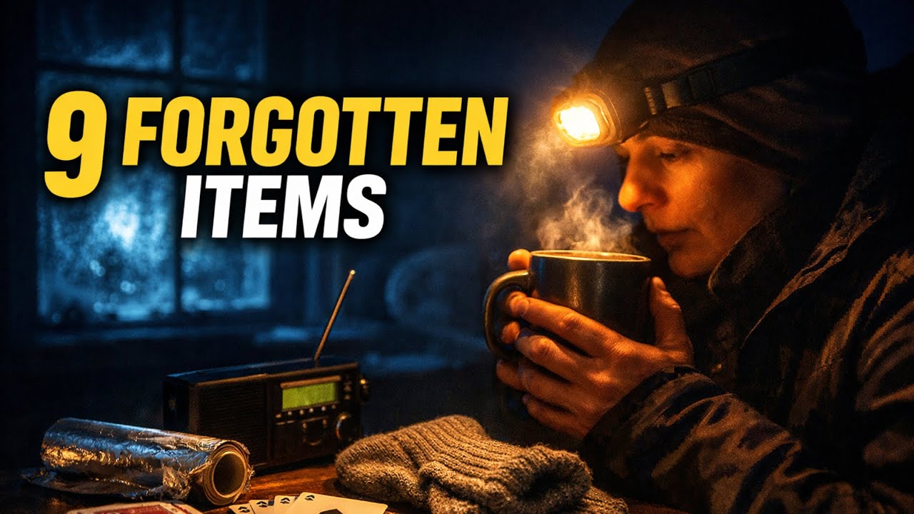 9 Forgotten Items YOU’LL WISH YOU HAD During A WINTER BLACKOUT