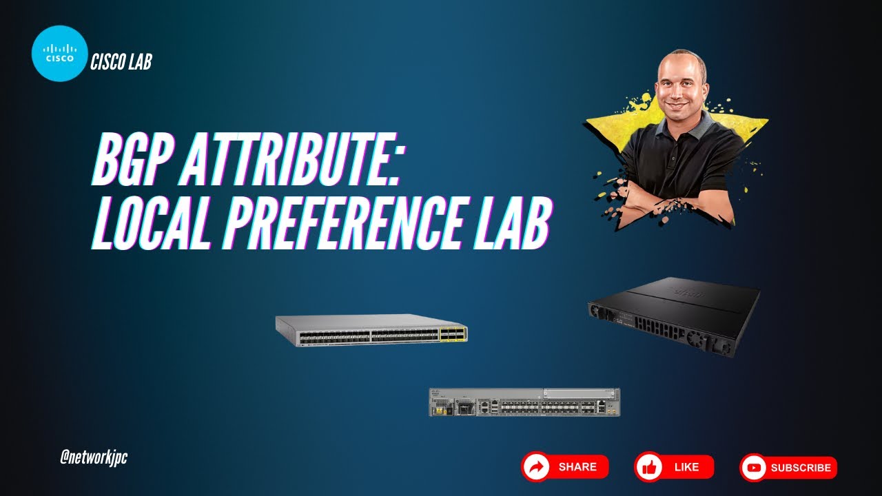 Cisco - BGP Attribute: Local Preference Lab