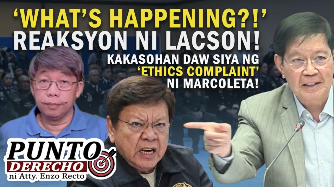‘WHAT’S HAPPENING?!’ REAKSYON NI LACSON! KAKASOHAN DAW SIYA NG ‘ETHICS COMPLAINT’ NI MARCOLETA!