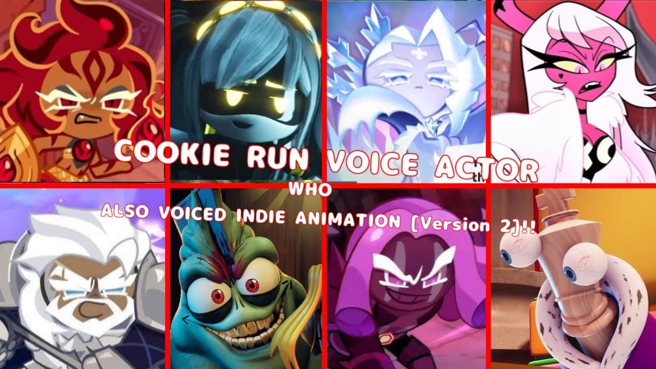 Every Cookie Run Character That Also Voicing Indie Animation! [Version 2!]