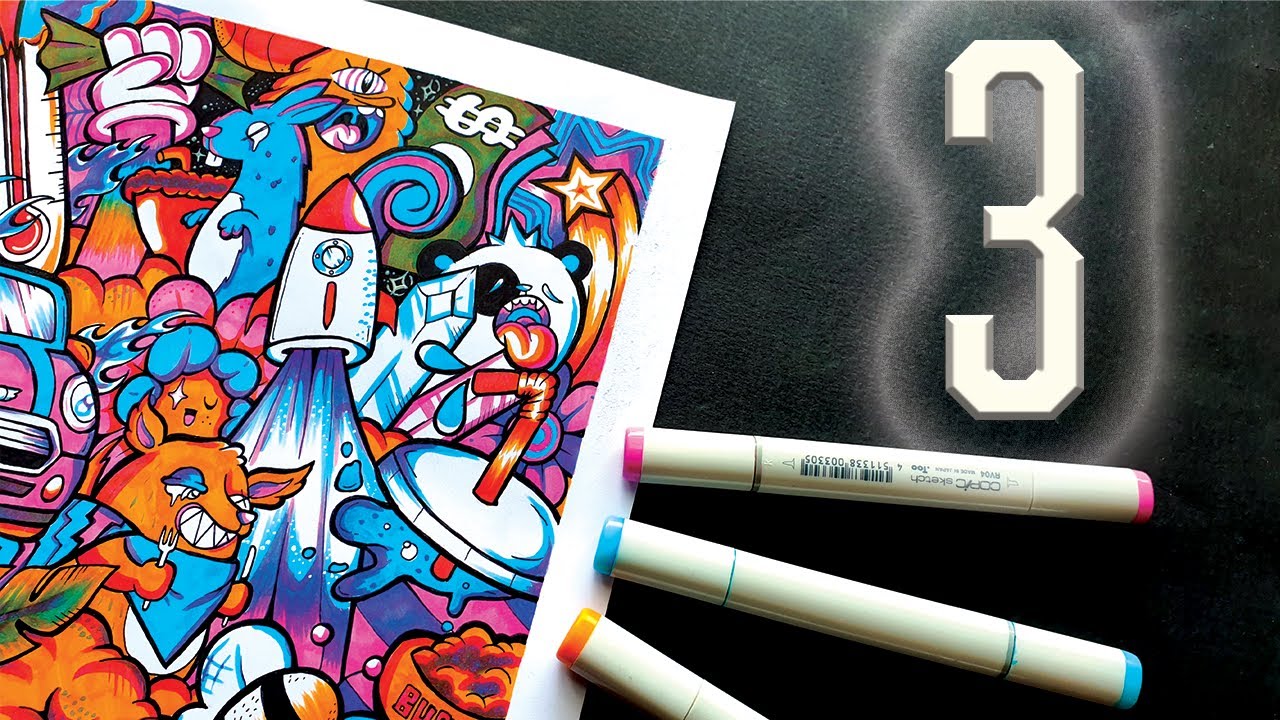 THREE MARKER CHALLENGE!