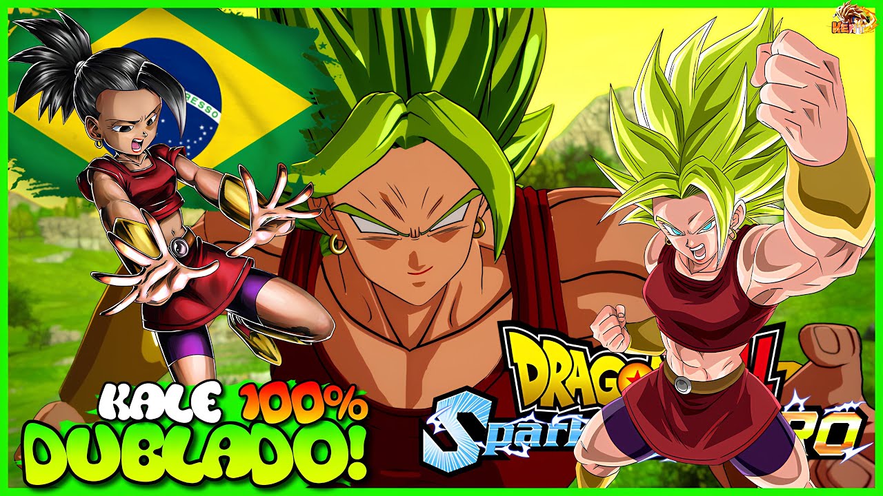 KALE DUBLADA CHEGA ARREPIANDO NO SPARKING ZERO! TODAS AS FORMAS + FUSÃO!