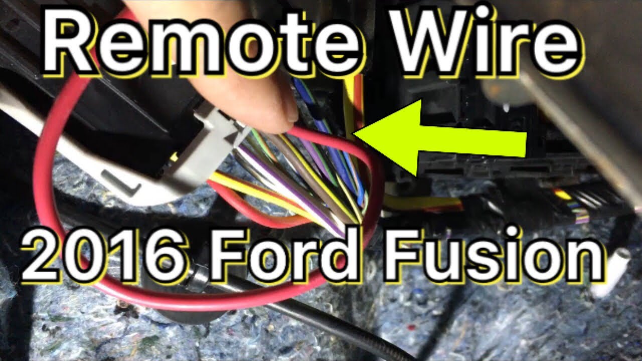 Как подключить провод дистанционного управления к усилителю - Ford Fusion 2013-2017