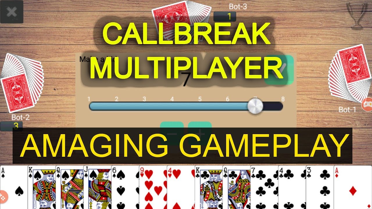 Callbreak Multiplayer Game Play | Call Break Game Online Play