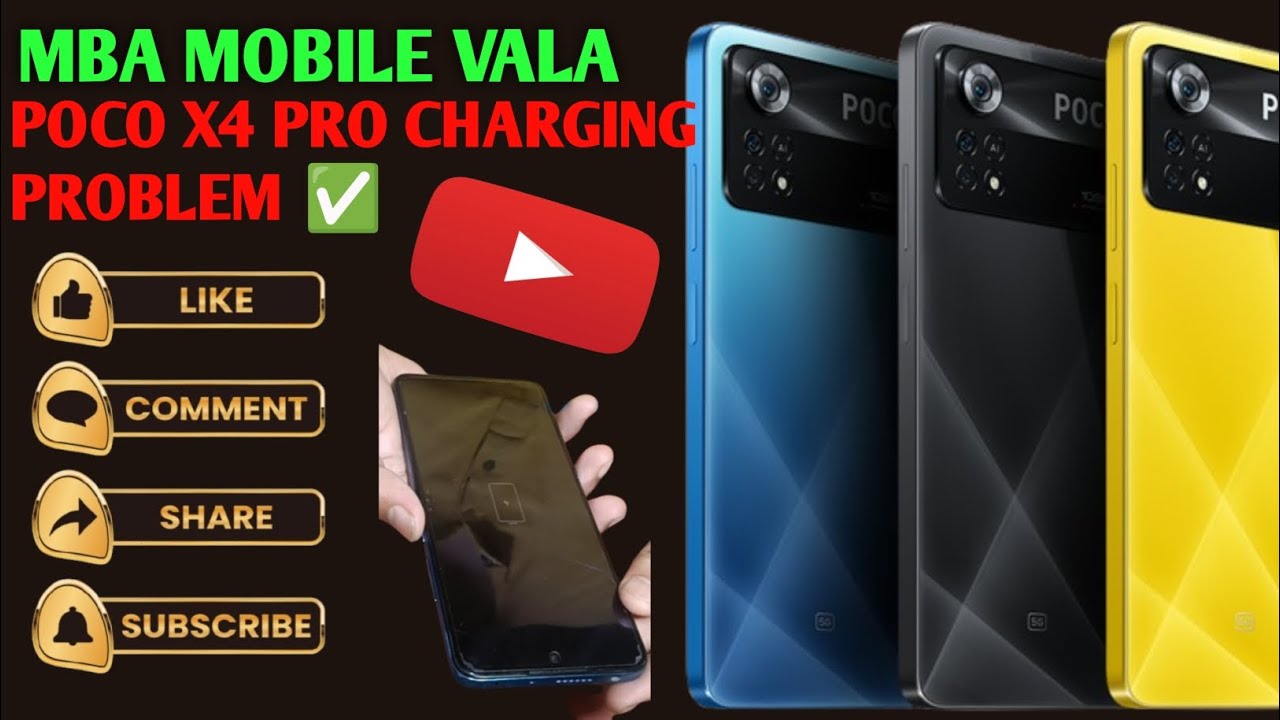 Poco X4 pro 5g charging problem 