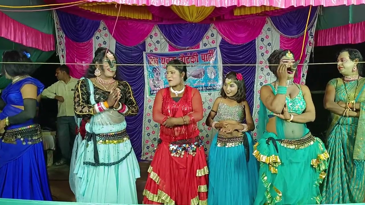 ईश्वर वंदना और चित्रहार डांस किरन और छोटू डांसर नवयुवक नाट्य कला संगीत अम्बेडकरनगर 7388258375