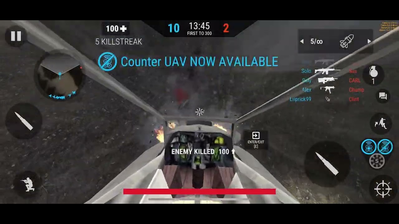 Helicopter and jet first person mode in bullet force