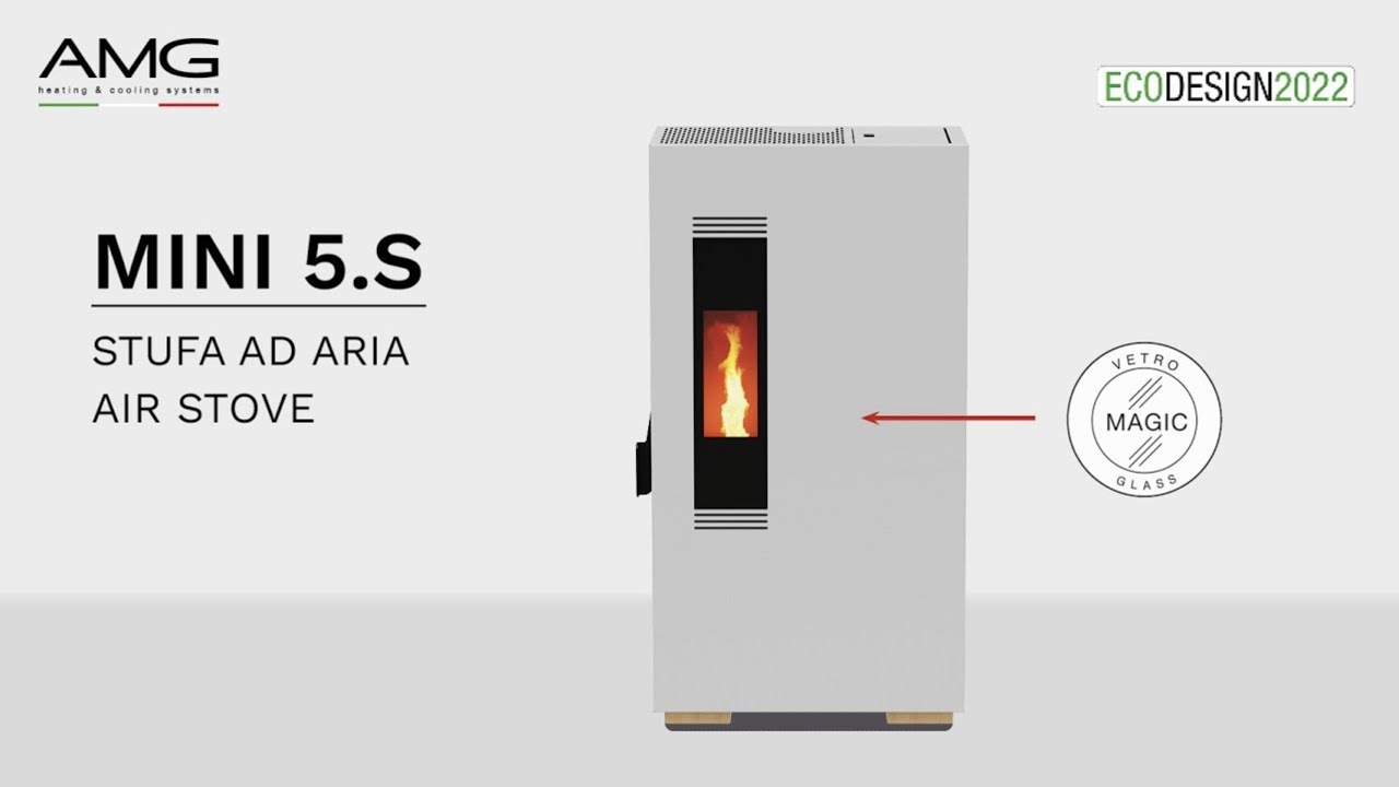 AMG SPA - Mini 5S: stufa dal design compatto e minimale