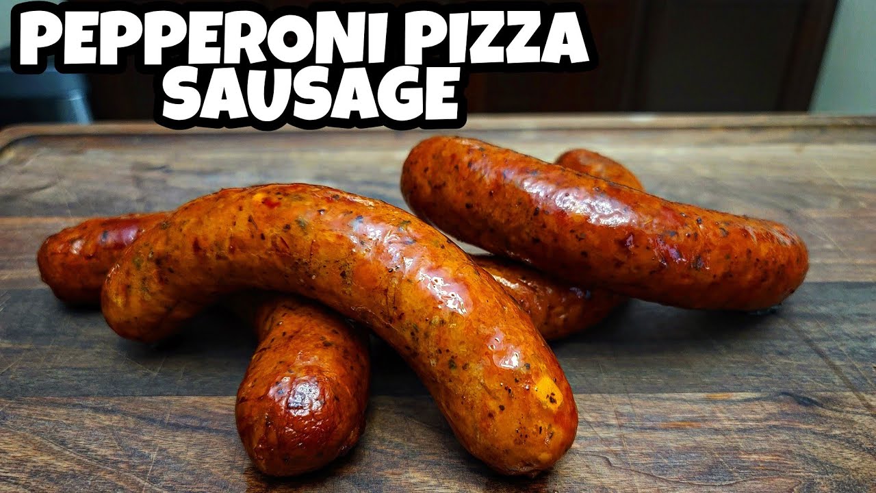 Pepperoni Pizza Sausage - Homemade Sausage Recipe - Smokin' Joe's Pit BBQ