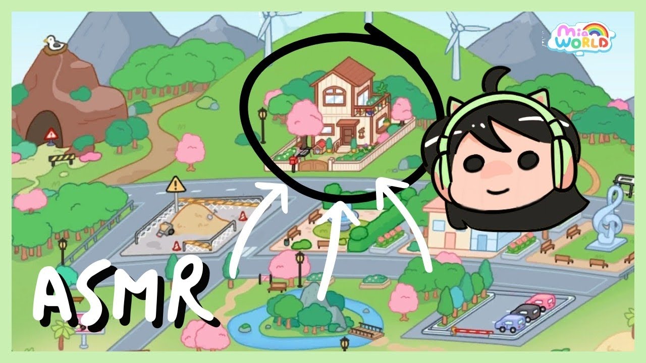 DECORAÇÃO GRÁTIS DA CASA DO MIA WORLD* ASMR + Makeover