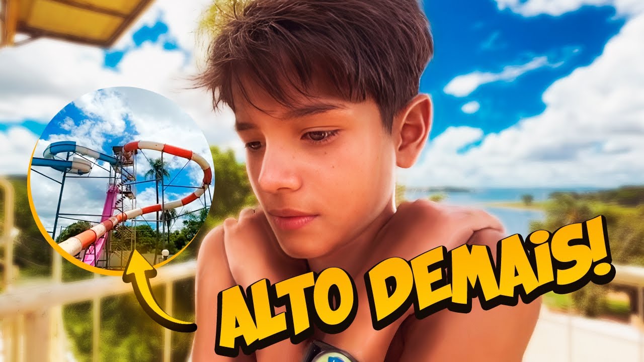 VANDOCA E RENATO FORAM NO TOBOÁGUA ! *Renato ficou com medo ?