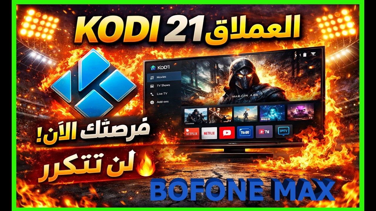 🔥 KODI 21 عملاق بمعنى الكلمة! الفرصة التي تأتي مرة واحدة فقط 😱 لا تضيعها!