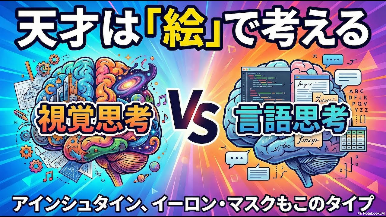 【書籍要約ポッドキャスト】ビジュアルシンカーの脳　「絵」で考える人々の世界