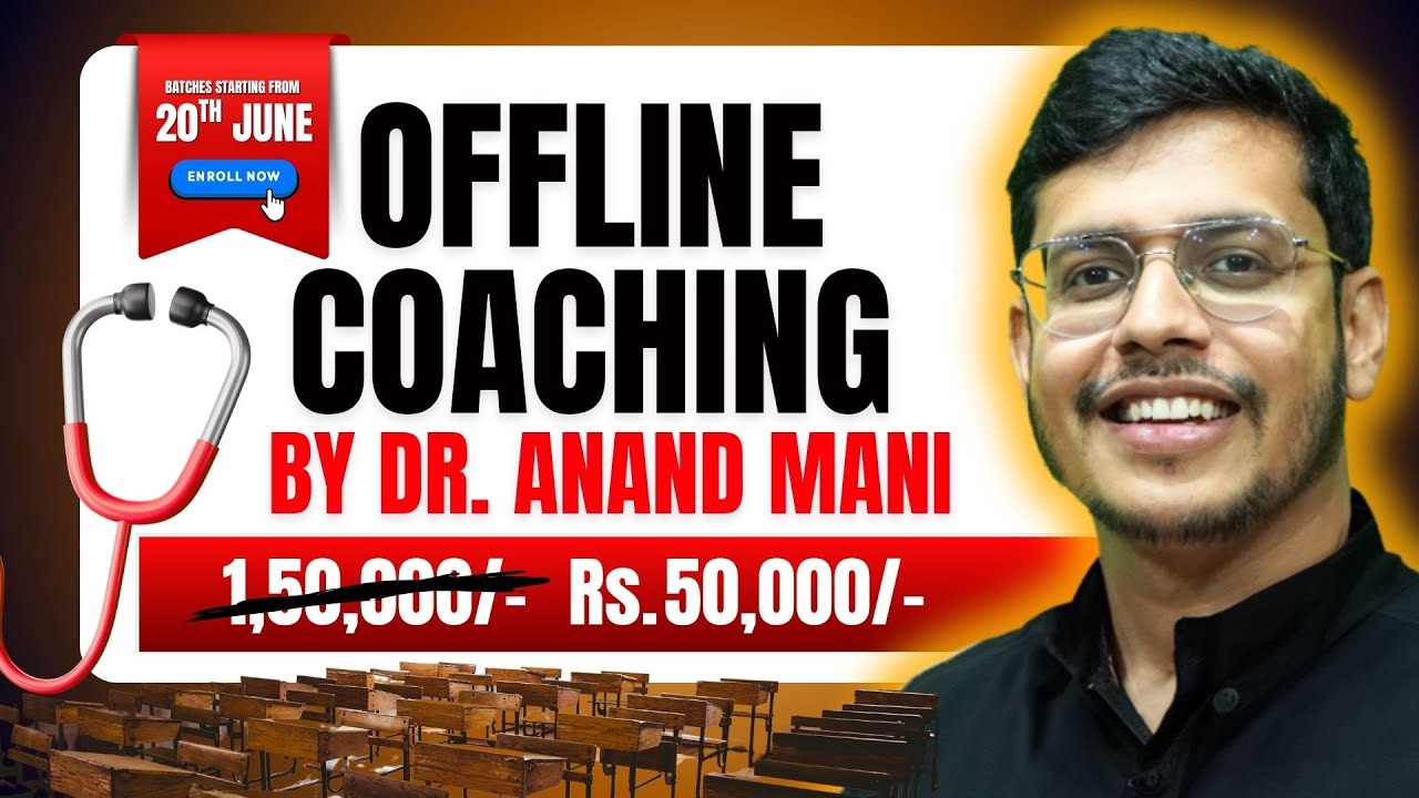 Best Offline Coaching for NEET 2026 @ Rs 50,000 Only | Batch Starting on 20th June