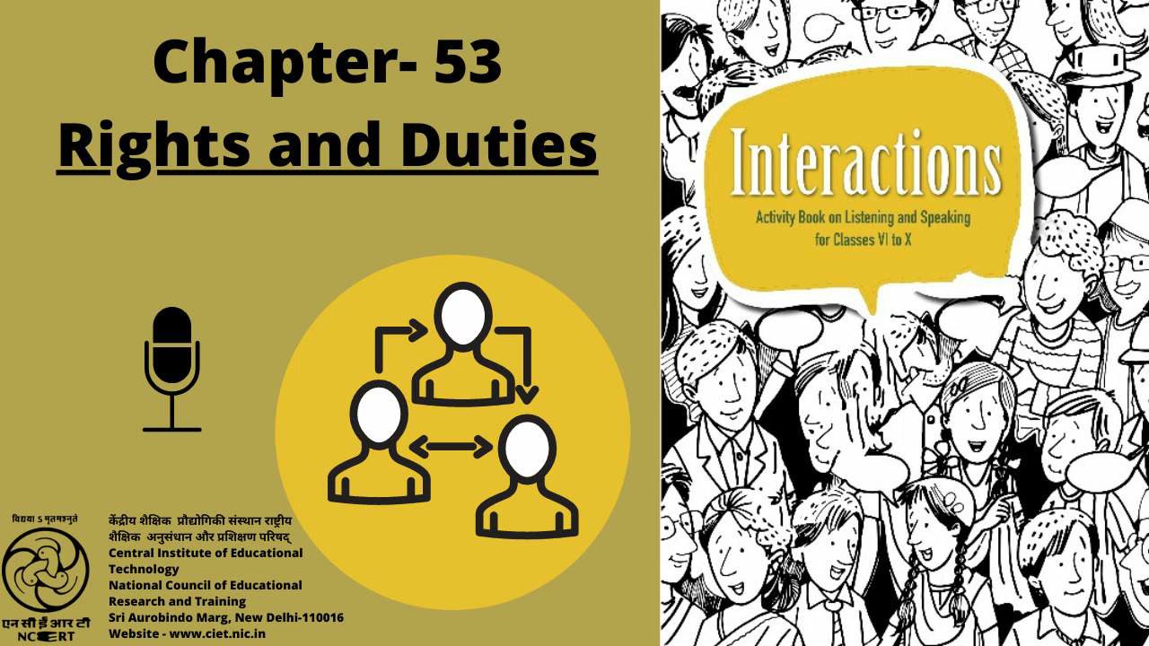 Chapter 53. Rights and Duties