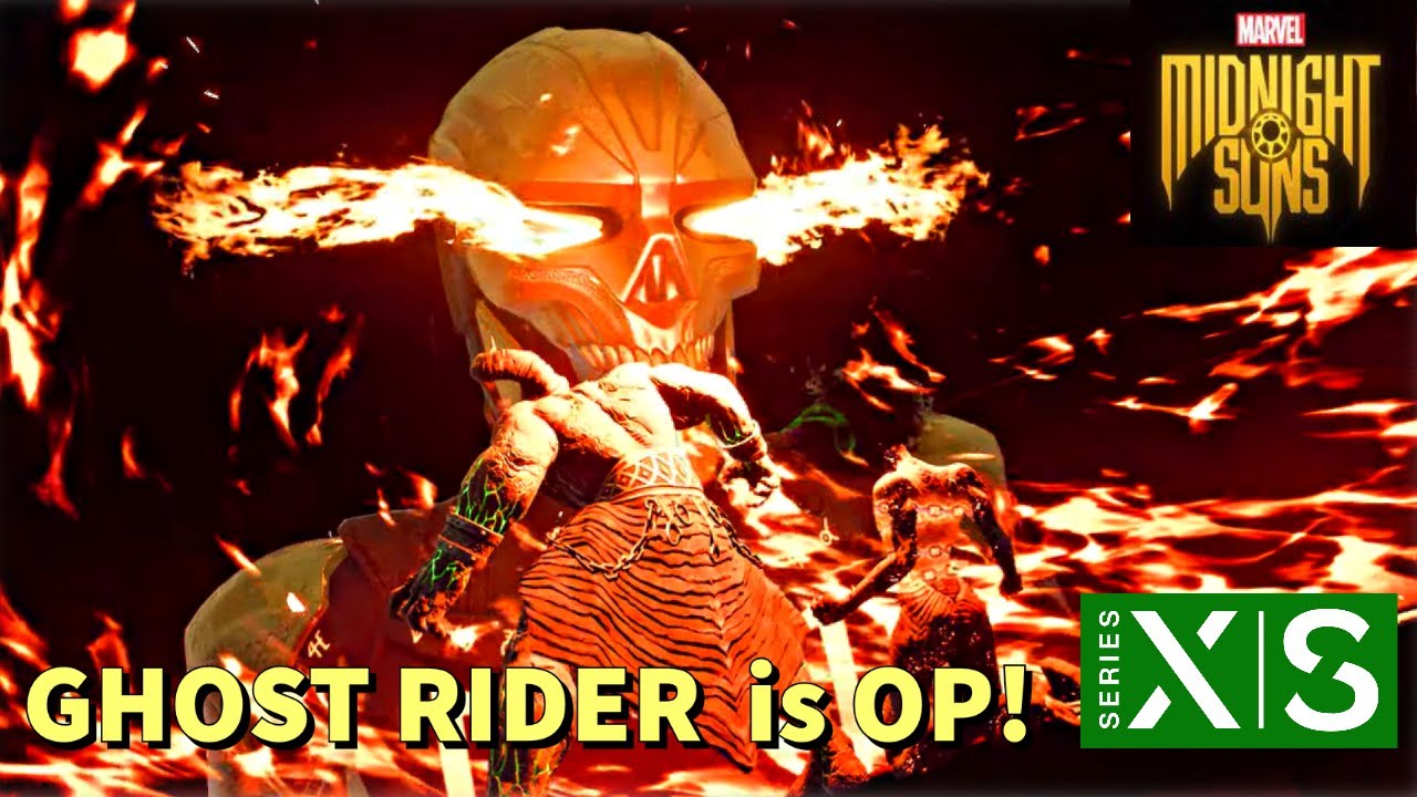 Marvel Midnight Suns: Ghost Rider 1 Shot kill Build vs Nest Mother Boss [Xbox Series X]