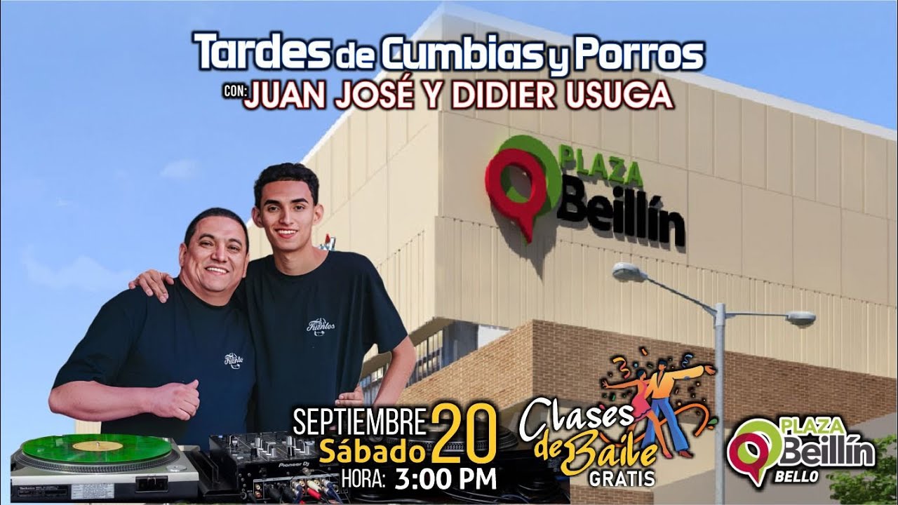 TARDE DE CUMBIAS Y PORROS EN PLAZA BEILLIN (Septiembre 2025)