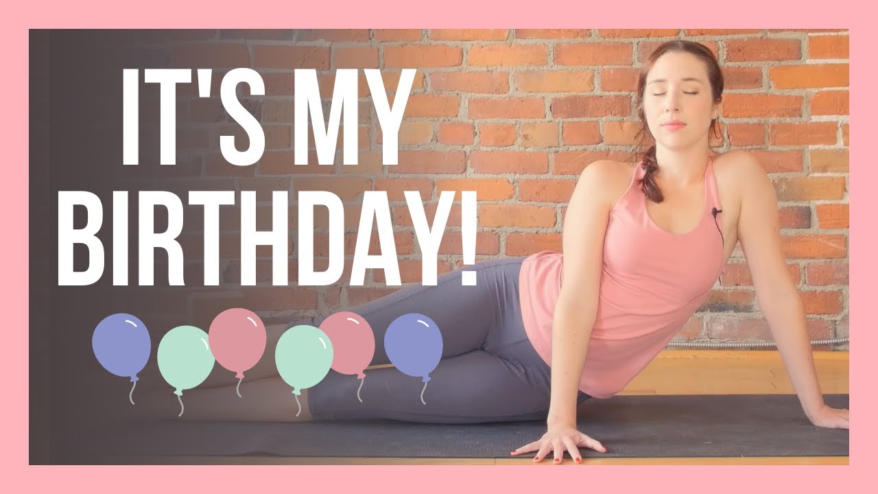Yin Yoga & Affirmations for Healthy Aging 🎉BIRTHDAY YIN YOGA 🎂