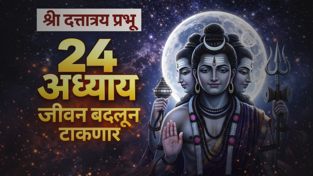 दत्तात्रेय प्रभूंचे 24 गुरु | जीवन बदलणारी कथा 🙏 | प्रत्येकाने ऐकावी | Dattatreya Guru