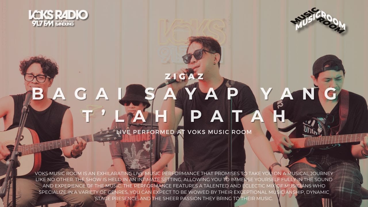Zigaz - Bagai Sayap Yang T'lah Patah | Live at Voks Music Room
