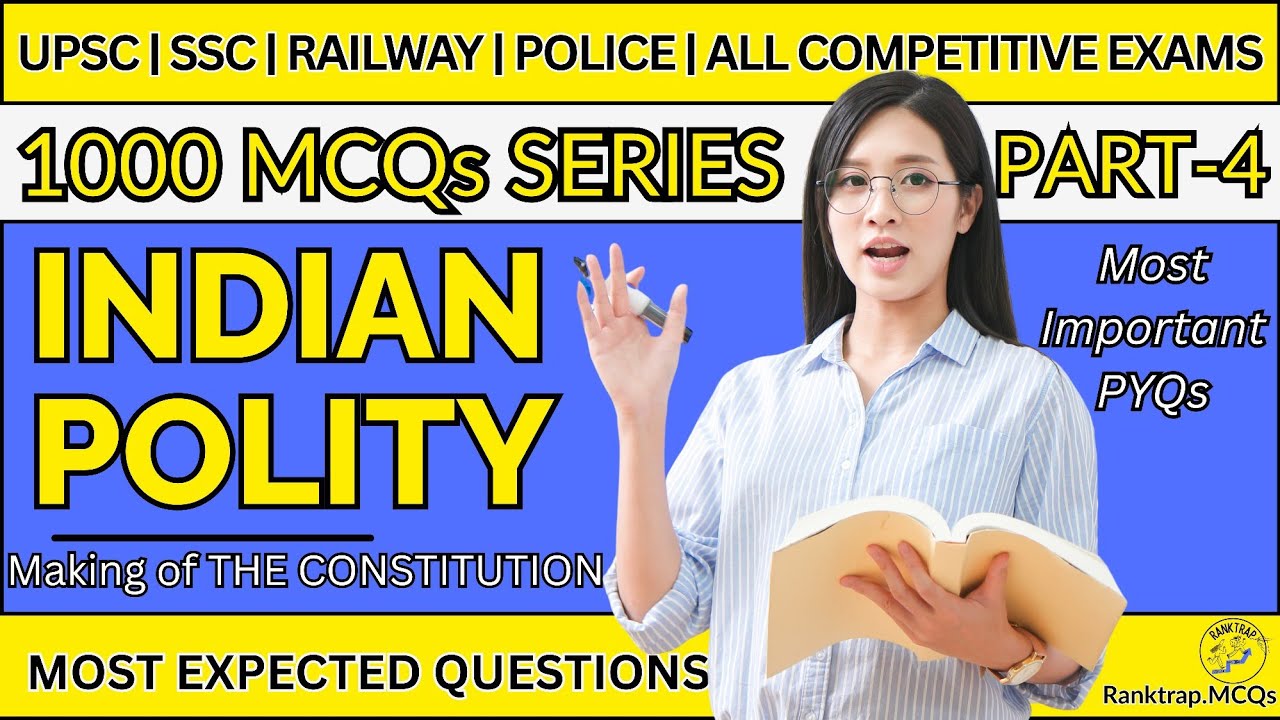Making of Constitution | INDIAN POLITY MCQs l Most Expected Questions 2026 | ALL COMPETITIVE EXAMS 
