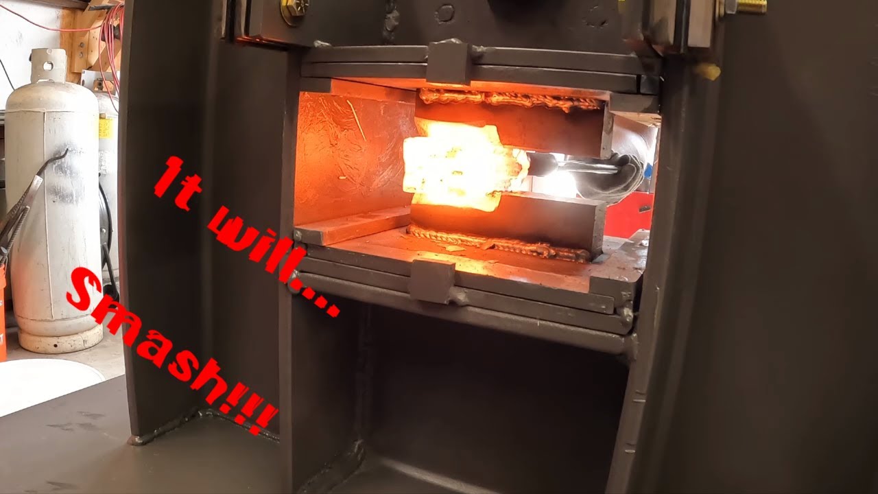 30 ton homemade forge press part 2