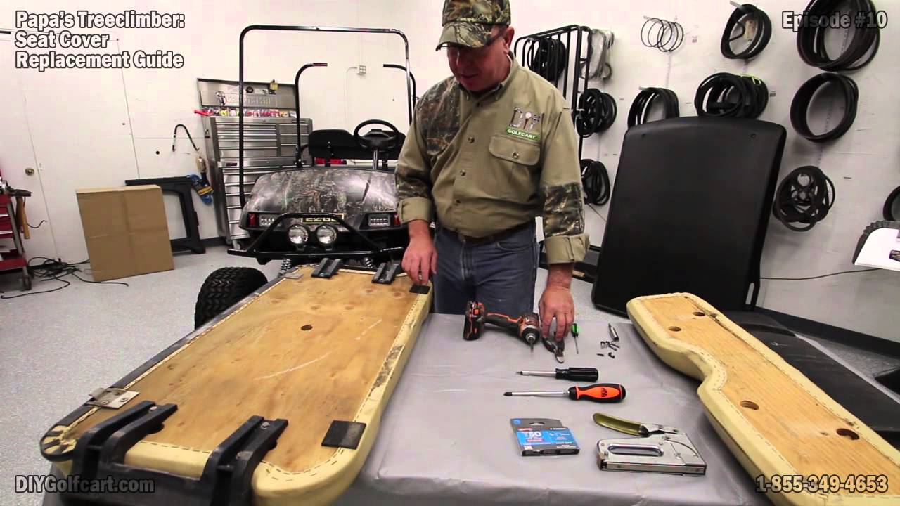 EZGO TXT Golf Cart Seat Covers | How to Install