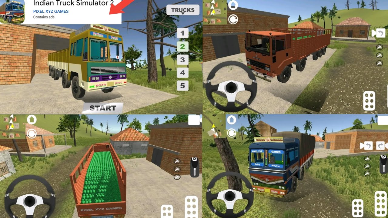 SABSE LAMBA INDIAN TRUCK GAME SIMULATOR NEW ANDROID GAMEPLAY 1 VIDEO 🚛🚛😱😱 20 February 2026
