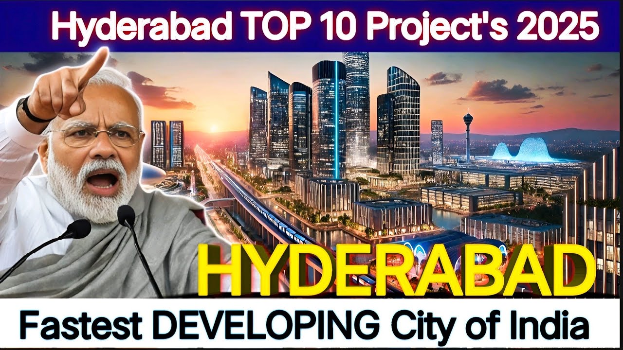 Hyderabad Top 10 projects!! These 10 mega projects are proof! | Hyderabad Mega projects #Hyderabad