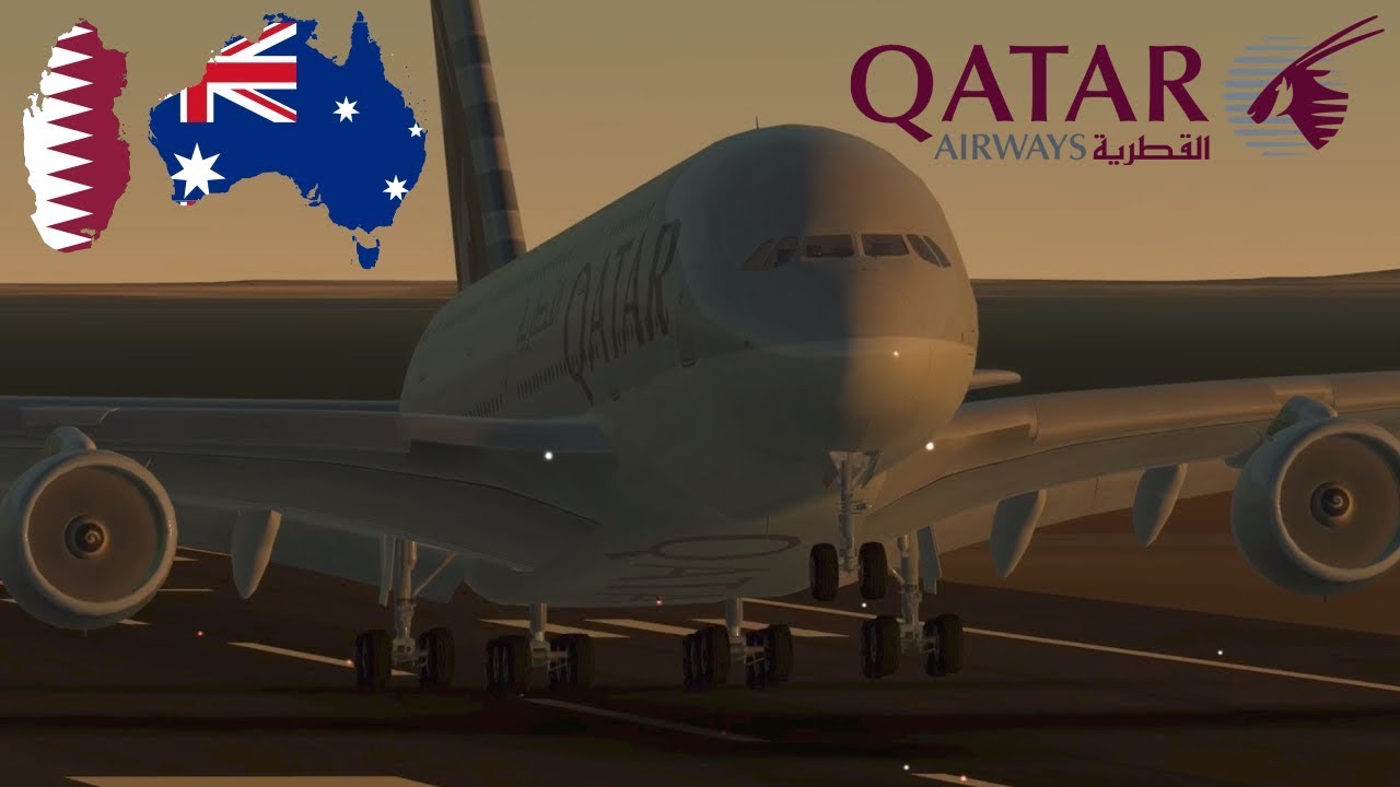 Infinite Flight GLOBAL: Doha (DOH) to Sydney (SYD) | TIMELAPSE | Qatar Airways | Airbus A380