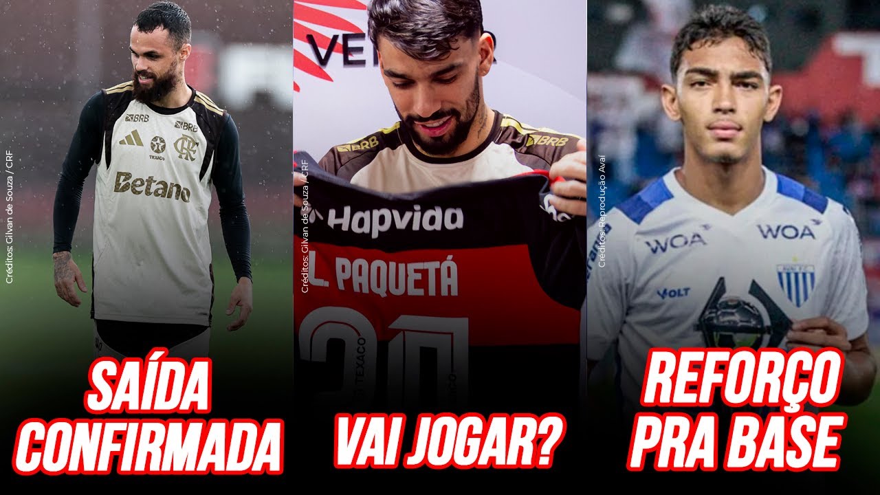 PAQUETÁ VAI ESTREAR? | FLAMENGO FAZ CONTRATAÇÃO DE PESO PARA BASE | MICHAEL RESCINDE COM O FLA