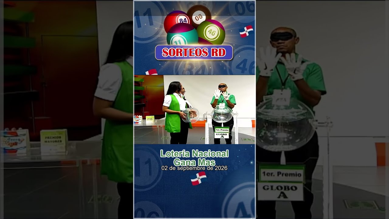 Loter&iacute;a Nacional Gana M&aacute;s  2:30 PM |Hoy Mi&eacute;rcoles 2 de septiembre 2026.