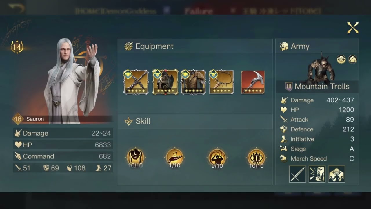 LOTR Rise to War memories
