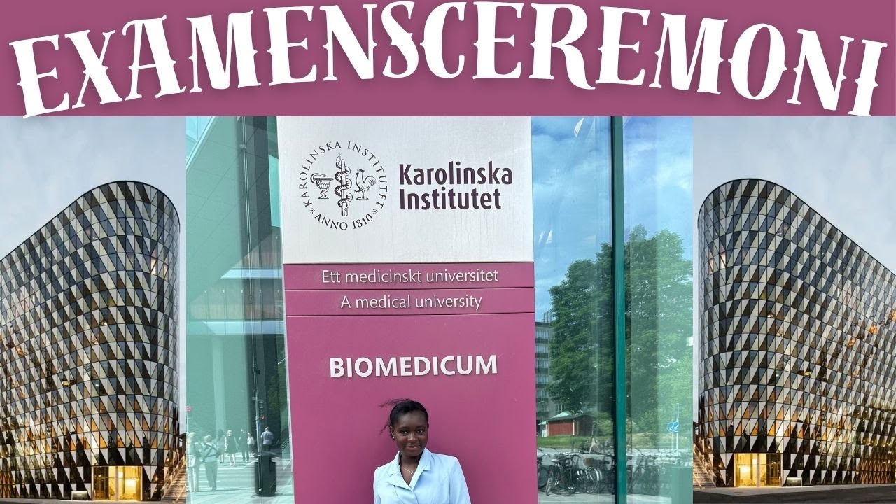 🏛️ Graduation Day at Karolinska Institutet | Vi tog examen! 🎓