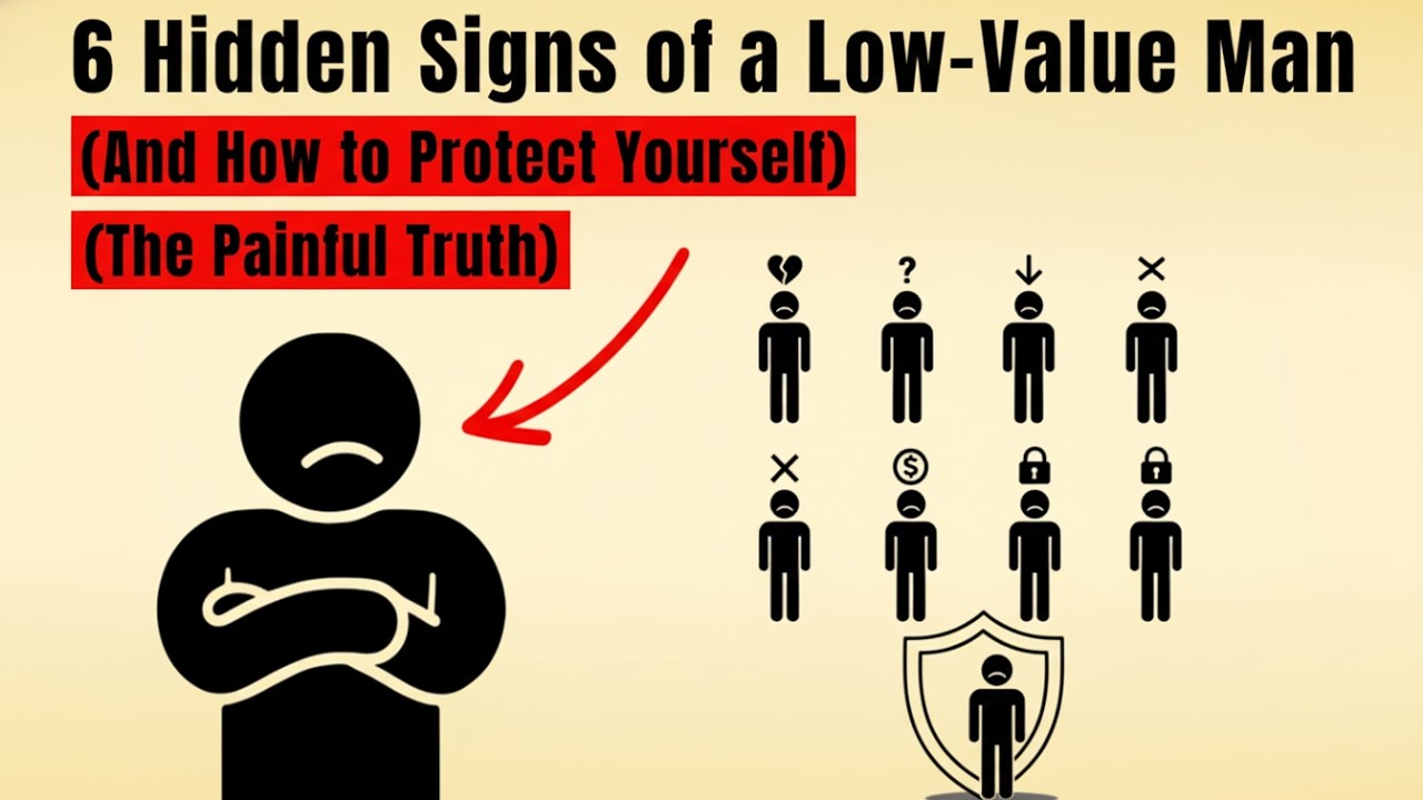 6 Hidden Signs of a Low-Value Man (And How to Protect Yourself)