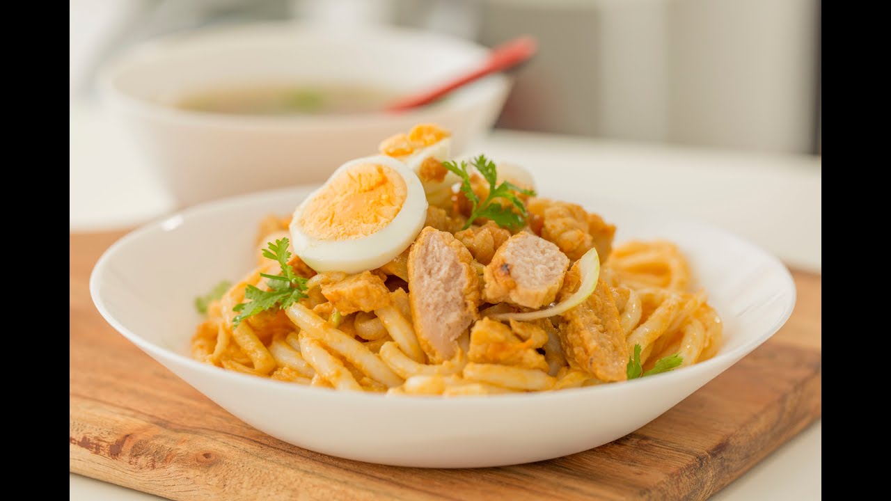 Burmese Noodle Salad (နန်းကြီးသုပ်)