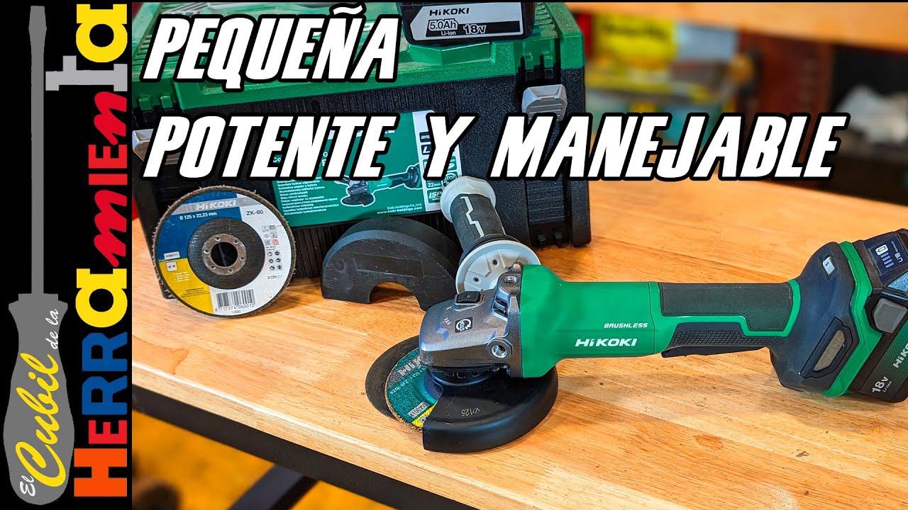AMOLADORA HIKOKI G1813DVF PEQUEÑA VERSATIL Y POTENTE