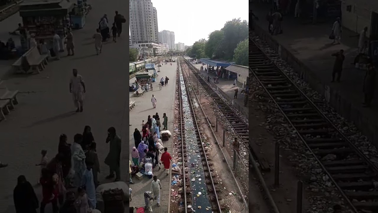 Karachi cantt station 🚉🚉 #youtubeshorts