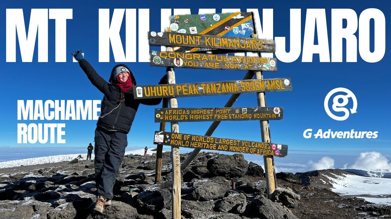 mount kilimanjaro machame route | G adventures vlog