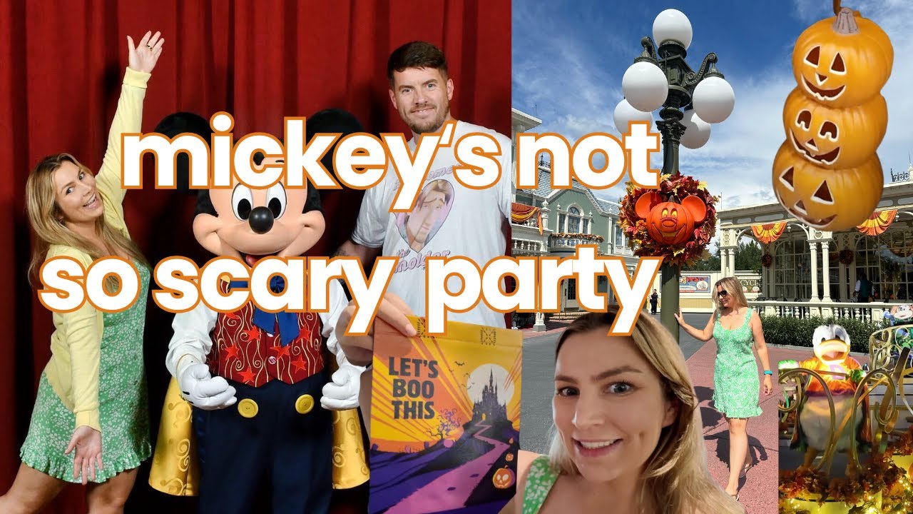 Mickey's not so scary Halloween Party Trick or Treat Magic Kingdom Vlog Disney World 2024